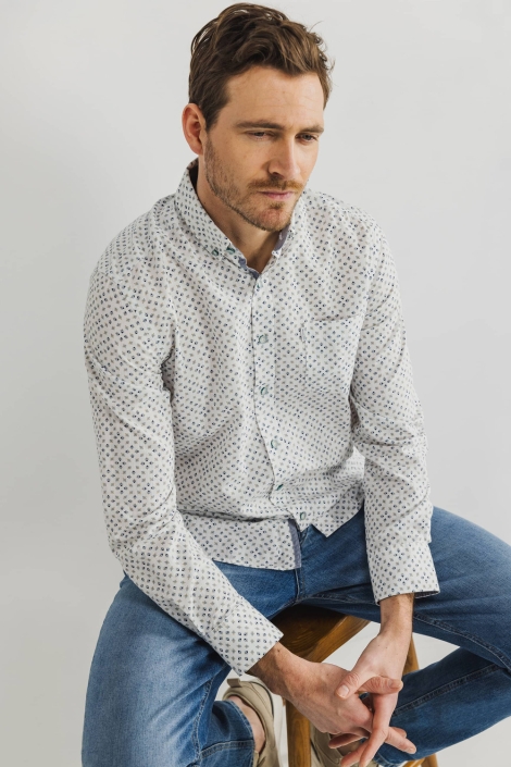 State of Art shirt ls print struc